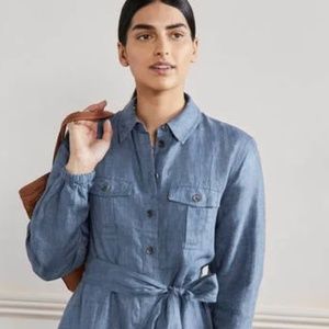 Boden Chambray Shirt Dress, 10R